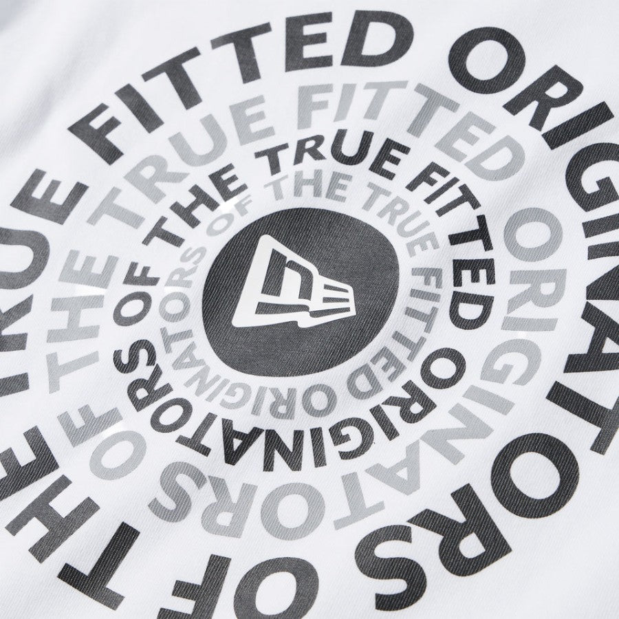 ニューエラ キッズ NEW ERA KIDS Youth 半袖 コットン Tシャツ Circle OOTTF ホワイト 14865834 バックプリント