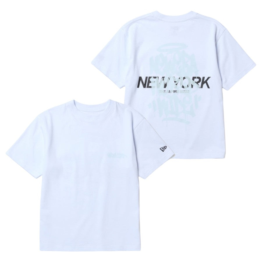 ニューエラ キッズ NEW ERA KIDS Youth 半袖 コットン Tシャツ Tagging タギング ホワイト 14865826 表裏