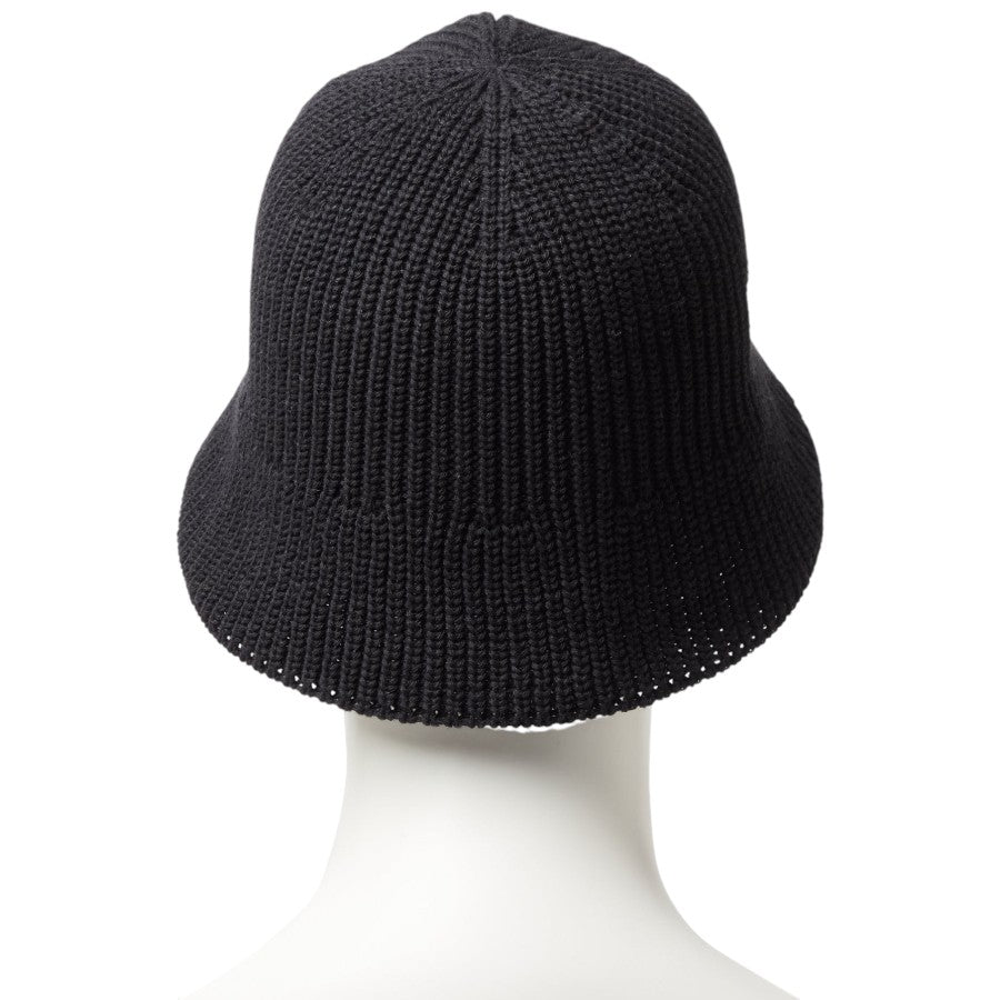 ニューエラ ハット 帽子 NEW ERA HAT KNIT BUCKET ニット エクスプローラー セーラーブリム ブラック 14744693 背面