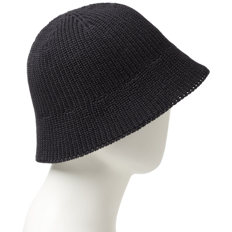 ニューエラ ハット 帽子 NEW ERA HAT KNIT BUCKET ニット エクスプローラー セーラーブリム ブラック 14744693 右サイド