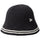 ニューエラ ハット 帽子 NEW ERA HAT KNIT BUCKET ニット エクスプローラー セーラーブリム ブラック/クロームホワイト 14744692 右斜め前