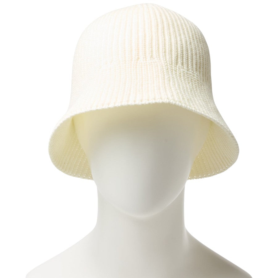 ニューエラ ハット 帽子 NEW ERA HAT KNIT BUCKET ニット エクスプローラー セーラーブリム クロームホワイト 14744691 正面