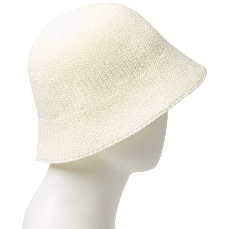ニューエラ ハット 帽子 NEW ERA HAT KNIT BUCKET ニット エクスプローラー セーラーブリム クロームホワイト 14744691 右サイド