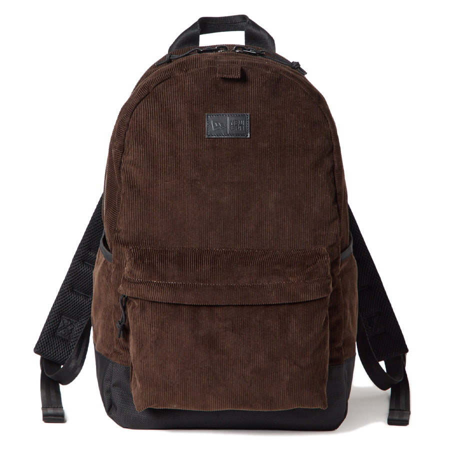ニューエラ バックパック NEW ERA BAG ライトパック 27L コーデュロイ ウォルナット 15121553 正面