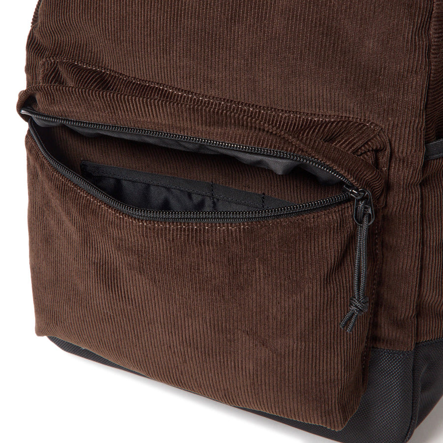 ニューエラ バックパック NEW ERA BAG ライトパック 27L コーデュロイ ウォルナット 15121553 フロントポケット
