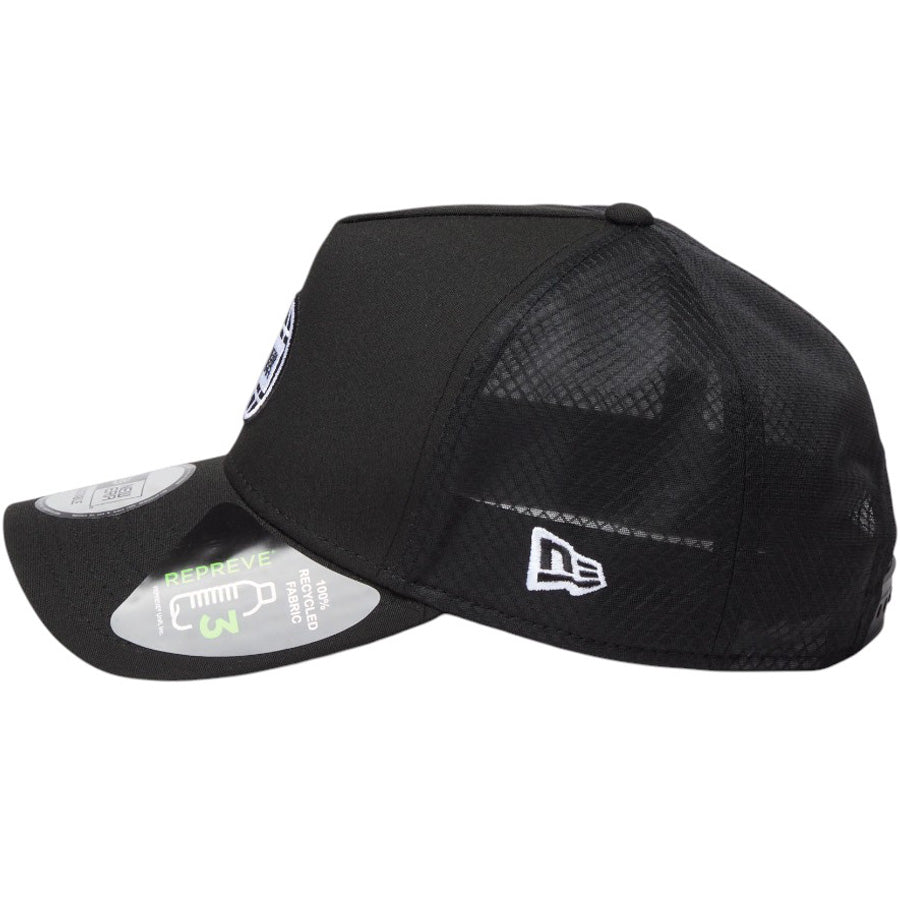 fragment newera メッシュキャップ　黒　black ニューエラ キャップ 帽子 NEW ERA CAP 9FORTY A-Frame トラッカー