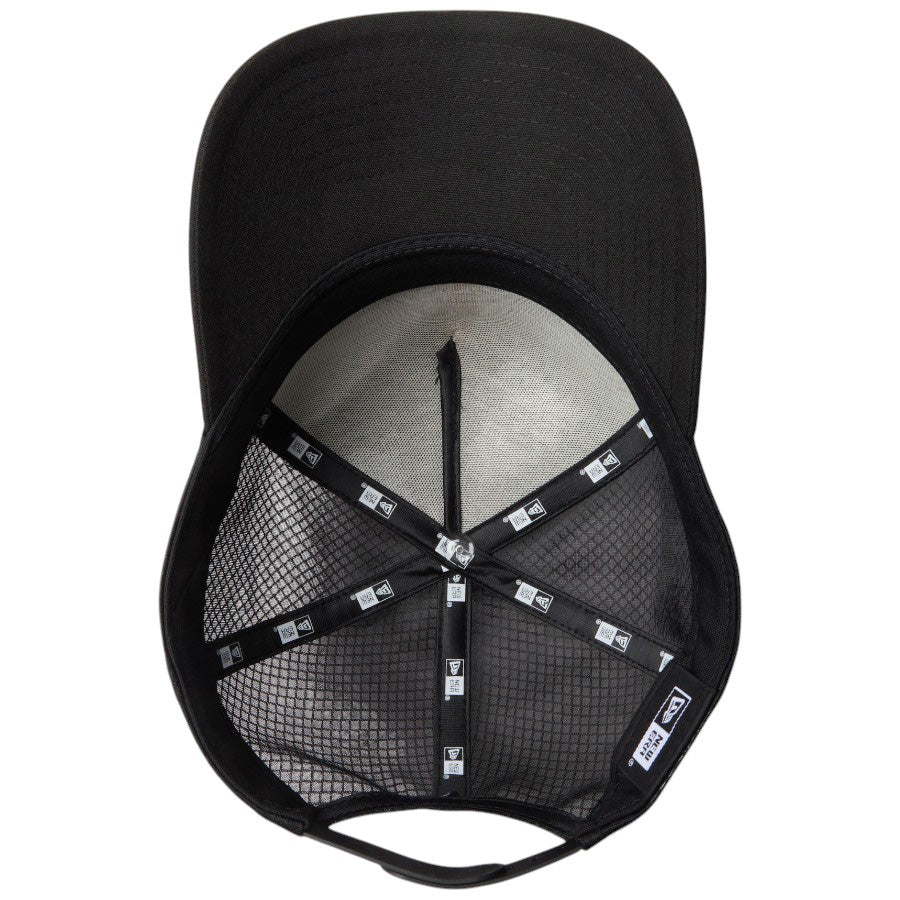 ニューエラ キャップ 帽子 NEW ERA CAP 9FORTY A-Frame トラッカー Repreve® ニュートラッカーメッシュ ボックスロゴ ブラック 14774375｜アウトドア アンダーバイザー