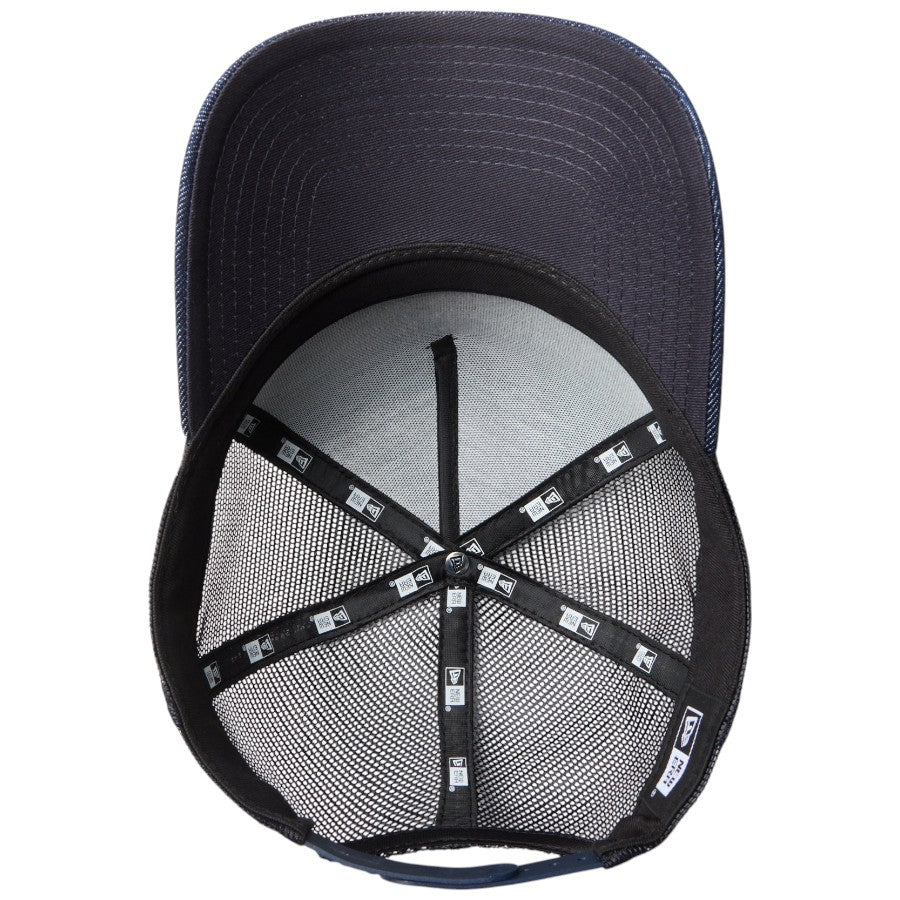 ニューエラ キャップ メッシュキャップ NEW ERA CAP 9FORTY A-Frame トラッカー Frame Logo フレームロゴ デニム 14744925 アンダーバイザー