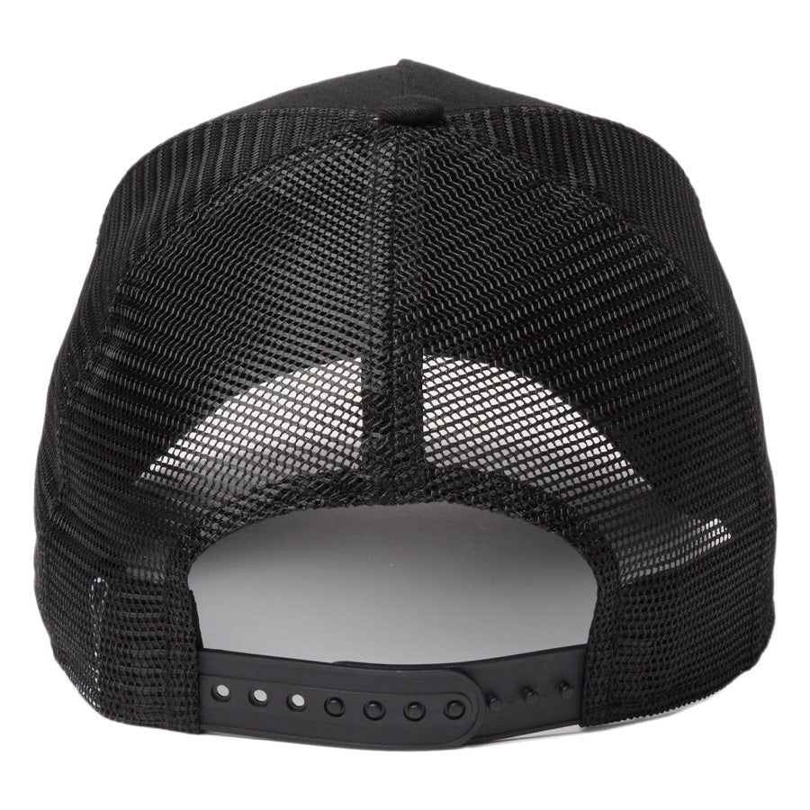 ニューエラ キャップ メッシュキャップ NEW ERA CAP 9FORTY A-Frame トラッカー Metal Flag メタルフラッグ ブラック 14744911 背面