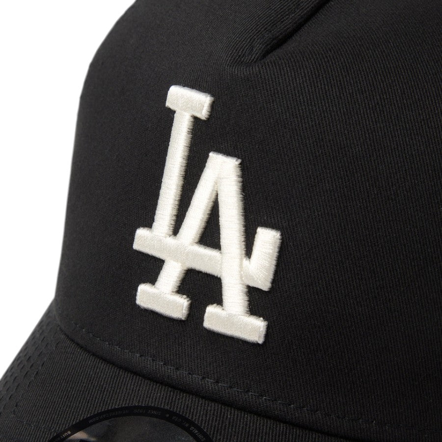 ニューエラ キャップ メッシュキャップ NEW ERA CAP 9FORTY A-Frame トラッカー ロサンゼルス ドジャース MLB Embroidered Mesh ブラック 14744917 フロントロゴ