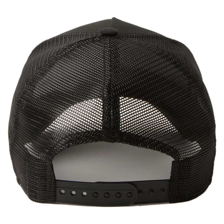 ニューエラ キャップ メッシュキャップ NEW ERA CAP 9FORTY A-Frame トラッカー メッシュキャップ ニューヨーク ヤンキース ブラック/ブラック 14942621 背面