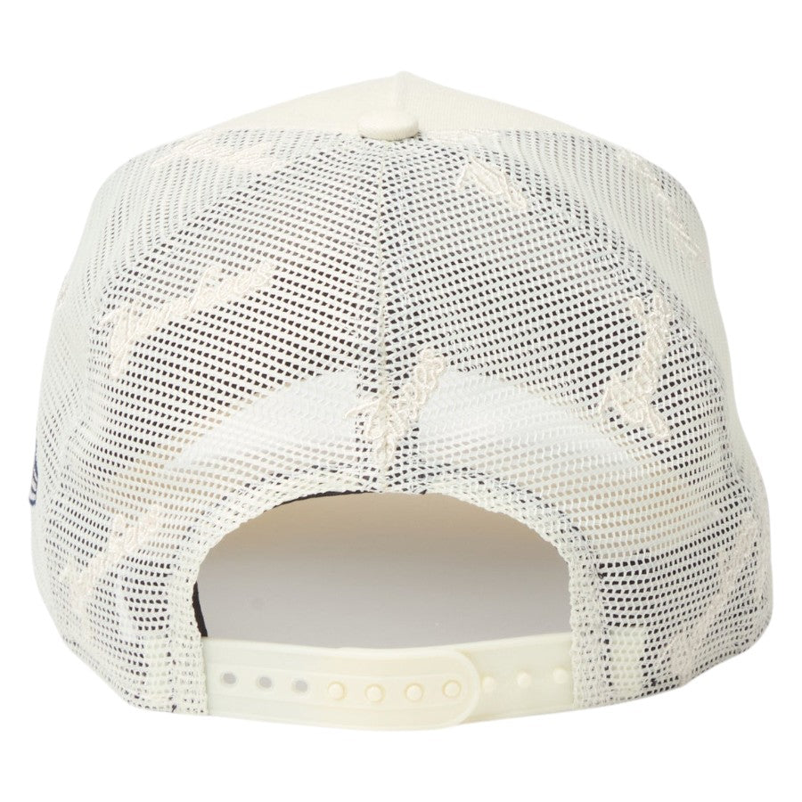 ニューエラ キャップ メッシュキャップ NEW ERA CAP 9FORTY A-Frame トラッカー ニューヨーク ヤンキース MLB Embroidered Mesh クロームホワイト 14744898 背面