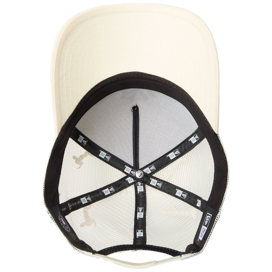 ニューエラ キャップ メッシュキャップ NEW ERA CAP 9FORTY A-Frame トラッカー ニューヨーク ヤンキース MLB Embroidered Mesh クロームホワイト 14744898 アンダーバイザー