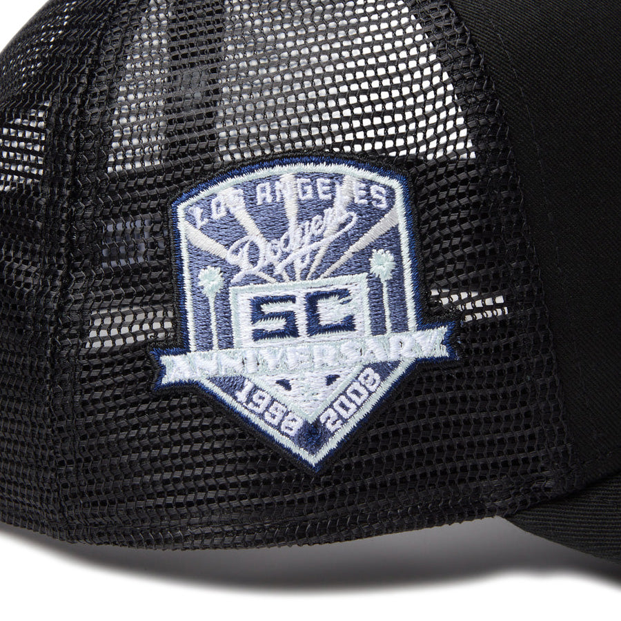 ニューエラ キャップ メッシュキャップ NEW ERA CAP 9FORTY A-Frame トラッカー MLB Side Patch サイドパッチ ロサンゼルス ドジャース ブラック 14744914 サイドパッチ