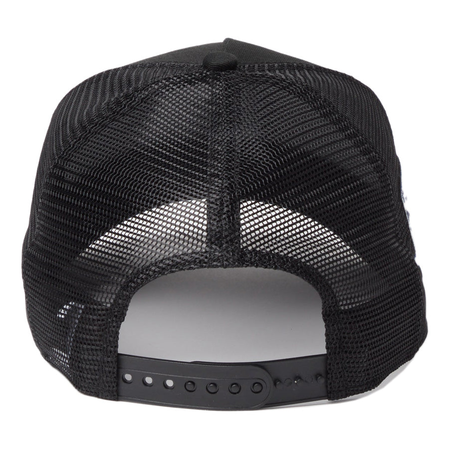 ニューエラ キャップ メッシュキャップ NEW ERA CAP 9FORTY A-Frame トラッカー MLB Side Patch サイドパッチ ロサンゼルス ドジャース ブラック 14744914 背面