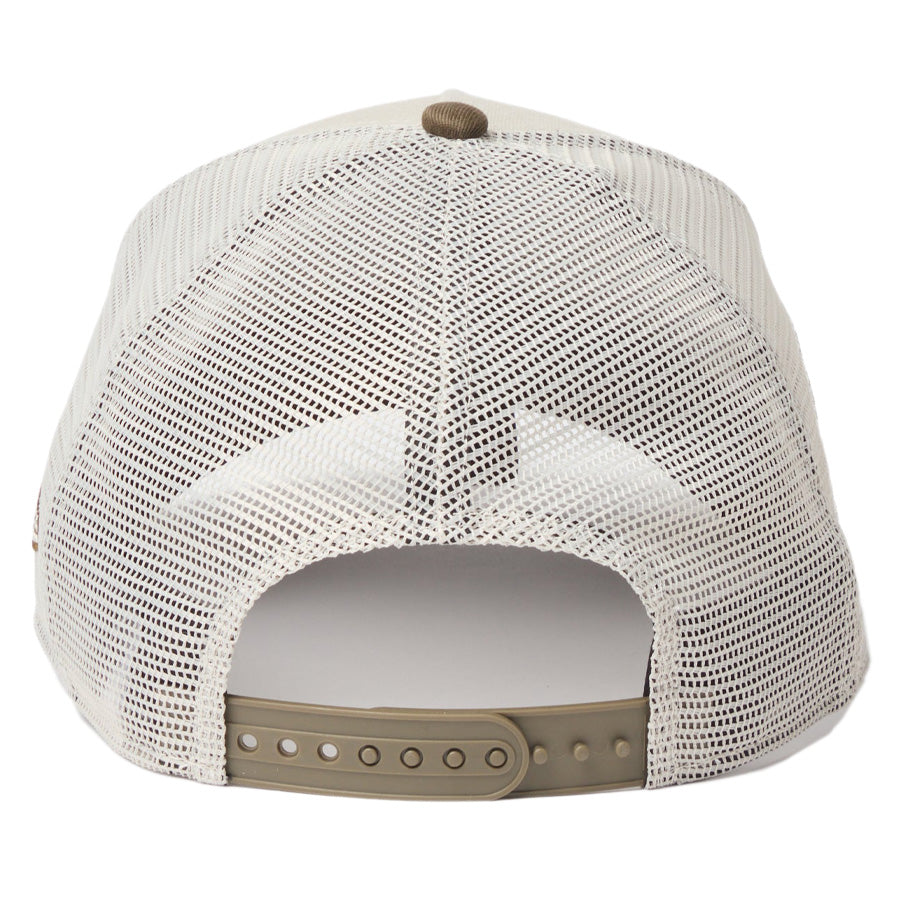 ニューエラ キャップ メッシュキャップ NEW ERA CAP 9FORTY A-Frame トラッカー MLB Side Patch サイドパッチ サンディエゴ パドレス ストーン/モス 14744879 背面