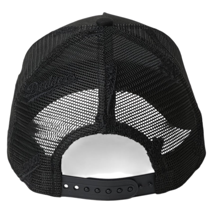 ニューエラ キャップ 帽子 NEW ERA CAP KIDS キッズ Youth 9FORTY A-Frame トラッカー ロサンゼルス ドジャース MLB Embroidered Mesh ブラック 14747014 背面