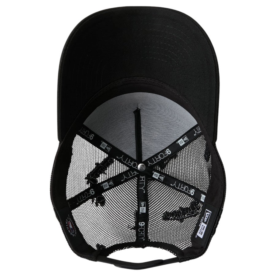 ニューエラ キャップ 帽子 NEW ERA CAP KIDS キッズ Youth 9FORTY A-Frame トラッカー ロサンゼルス ドジャース MLB Embroidered Mesh ブラック 14747014 アンダーバイザー