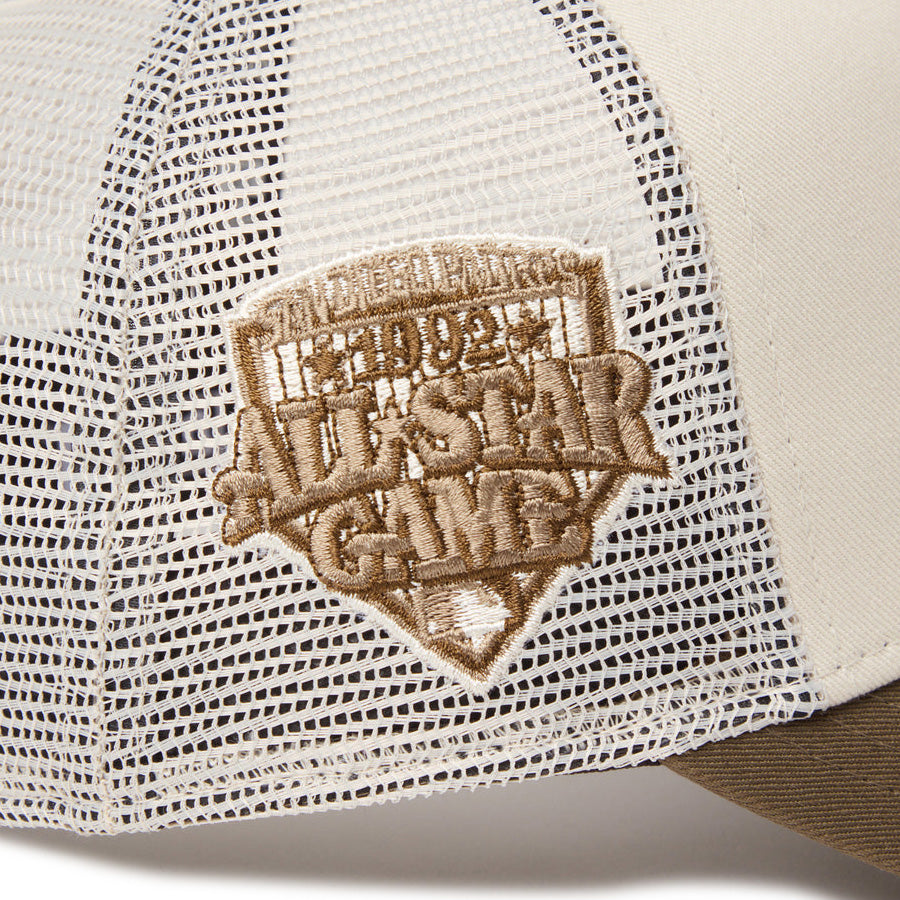 ニューエラ キャップ 帽子 NEW ERA CAP KIDS キッズ Youth 9FORTY A-Frame トラッカー MLB Side Patch サイドパッチ サンディエゴ パドレス ストーン/モス 14747003 サイドパッチ