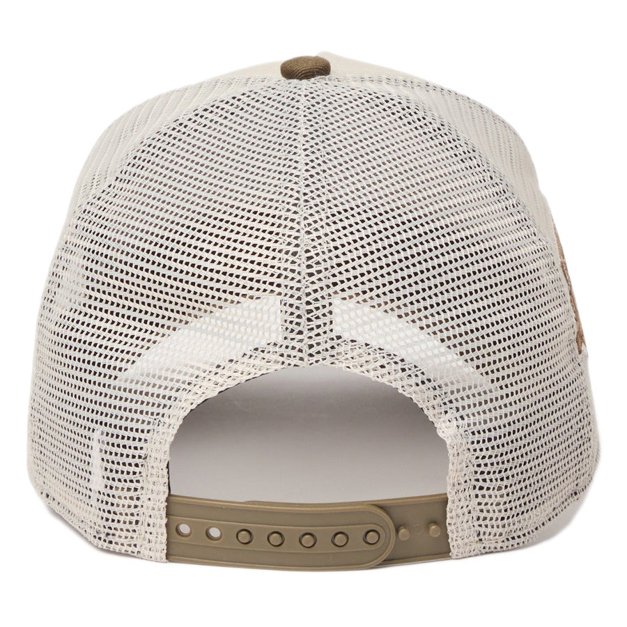 ニューエラ キャップ 帽子 NEW ERA CAP KIDS キッズ Youth 9FORTY A-Frame トラッカー MLB Side Patch サイドパッチ サンディエゴ パドレス ストーン/モス 14747003 背面