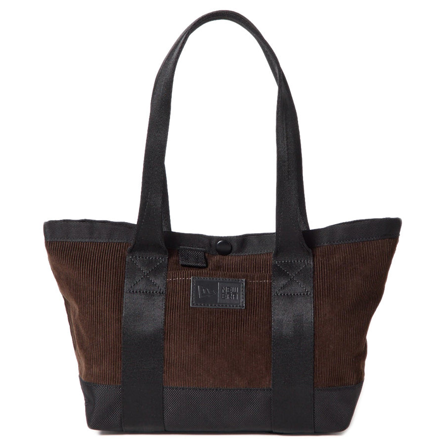 ニューエラ トートバッグ バッグ NEW ERA TOTEBAG BAG トートバッグ ミニ 6L コーデュロイ ウォルナット 15121543 正面