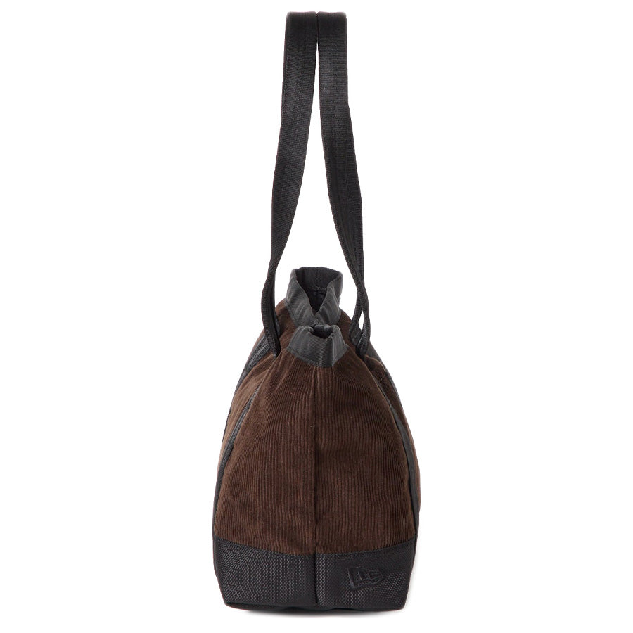 ニューエラ トートバッグ バッグ NEW ERA TOTEBAG BAG トートバッグ ミニ 6L コーデュロイ ウォルナット 15121543 サイド