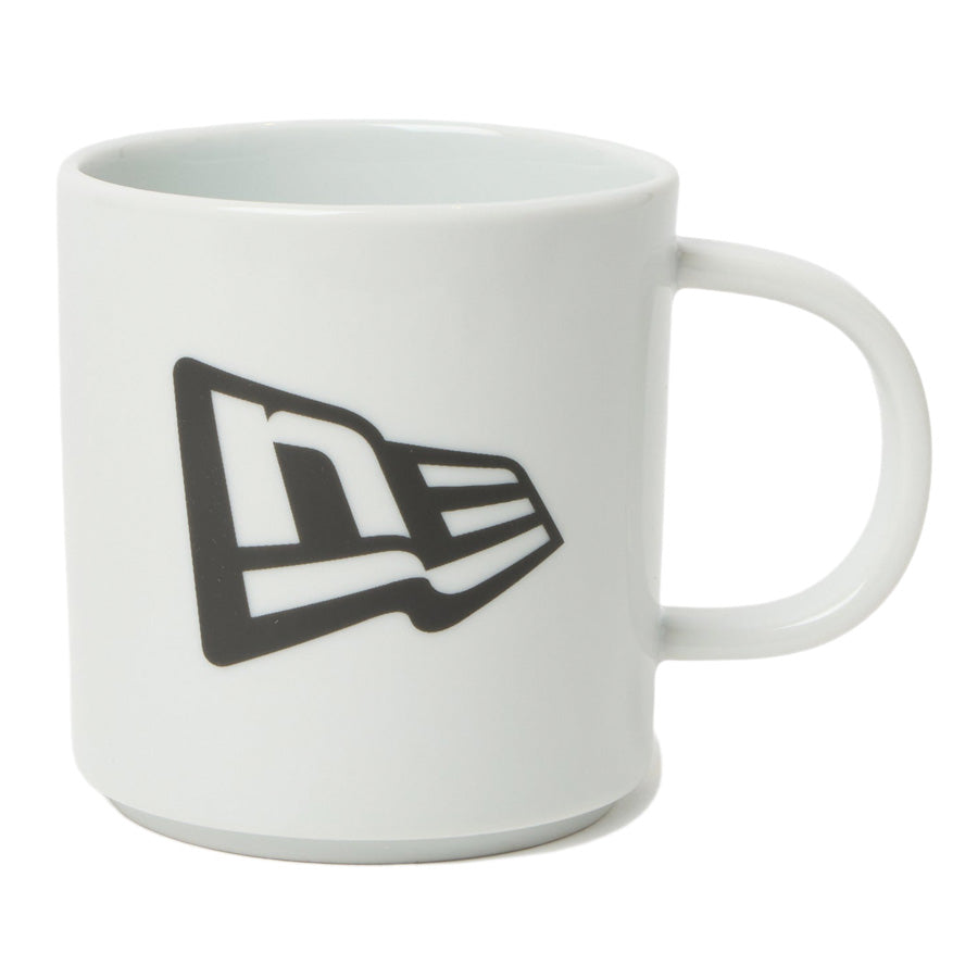 ニューエラ NEW ERA MUG マグカップ 波佐見焼 フラッグロゴ ホワイト 14751666 正面