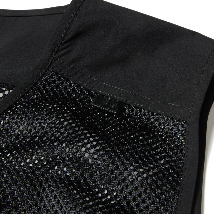 ニューエラ アパレル NEW ERA ユーティリティー ベスト アウトドアベスト フィッシングベスト Utirity Vest ブラック 14774226 | アウトドア メッシュ