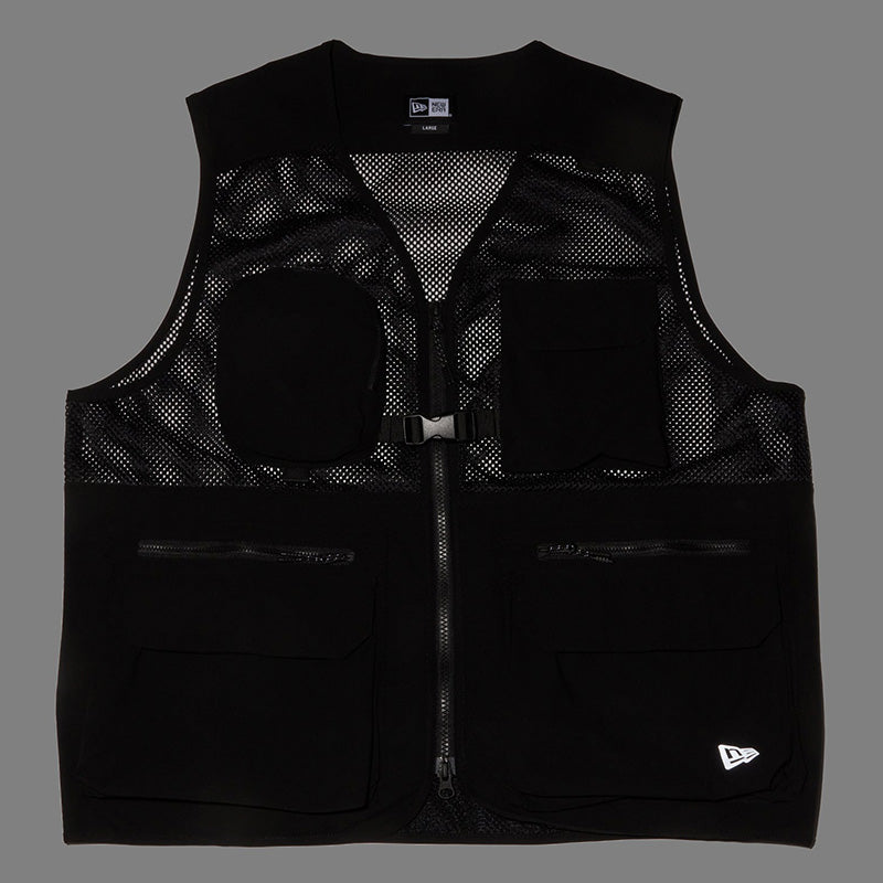ニューエラ アパレル NEW ERA ユーティリティー ベスト アウトドアベスト フィッシングベスト Utirity Vest ブラック 14774226 | アウトドア