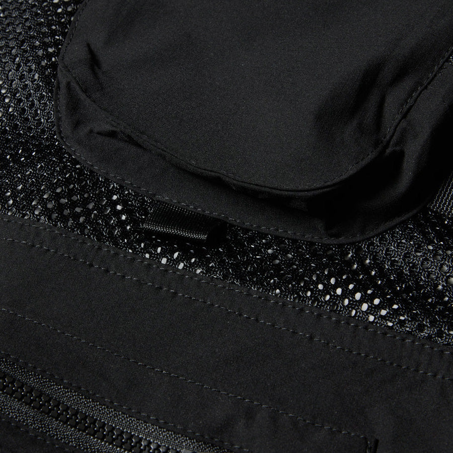 ニューエラ アパレル NEW ERA ユーティリティー ベスト アウトドアベスト フィッシングベスト Utirity Vest ブラック 14774226 | アウトドア 胸ポケット ループ