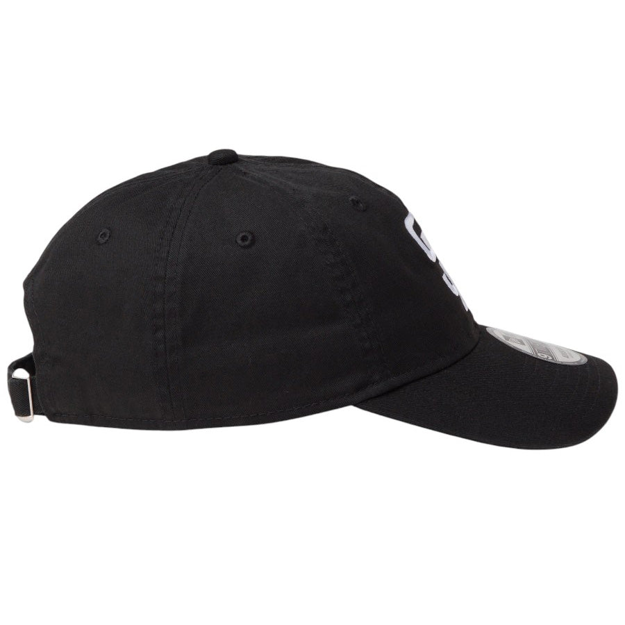 ニューエラ キャップ 帽子 NEW ERA CAP 9TWENTY ウォッシュドコットン サンディエゴ パドレス ブラック ホワイト 14942669 右サイド