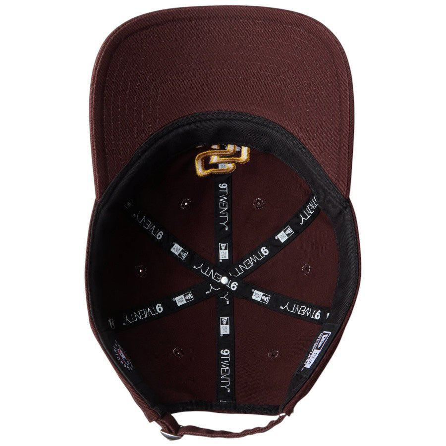 ニューエラ キャップ 帽子 NEW ERA CAP 9TWENTY ウォッシュドコットン サンディエゴ パドレス バーントウッド マニラ 14942668 アンダーバイザー