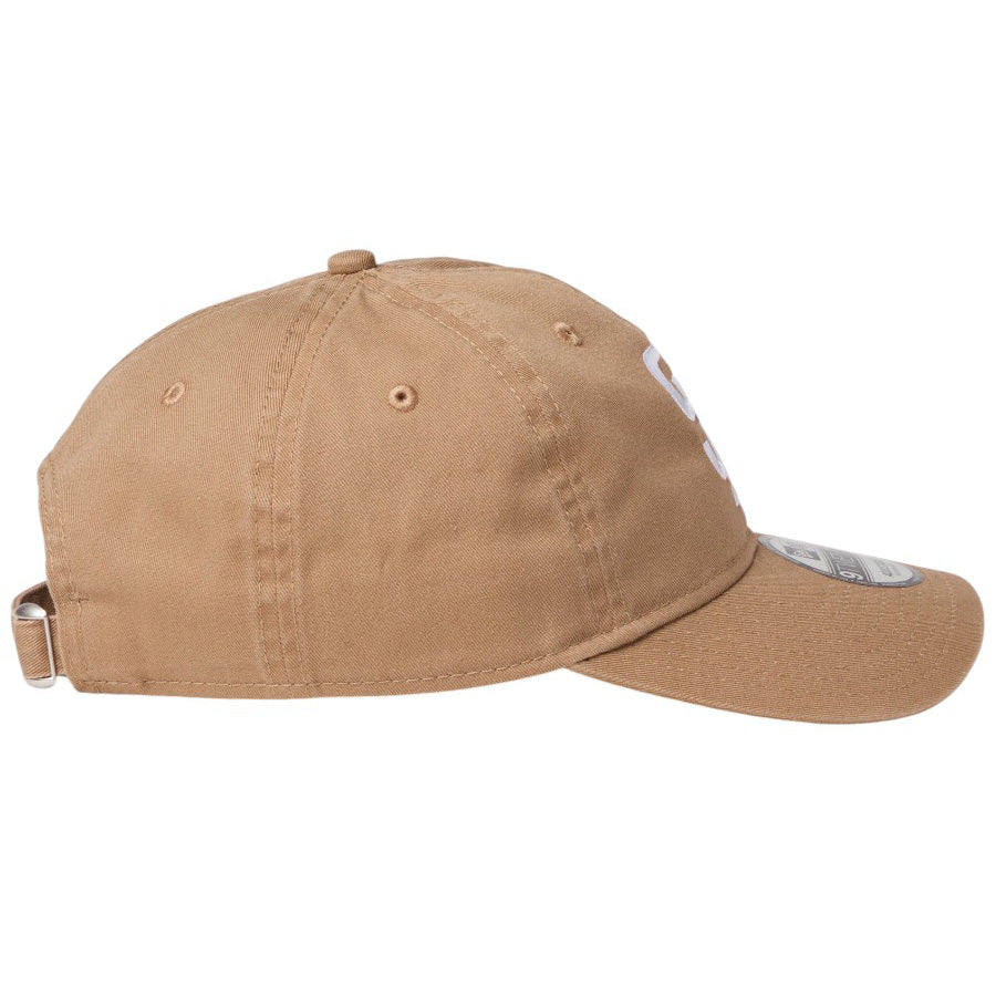 ニューエラ キャップ 帽子 NEW ERA CAP 9TWENTY ウォッシュドコットン サンディエゴ パドレス カーキ ホワイト 14942666 右サイド