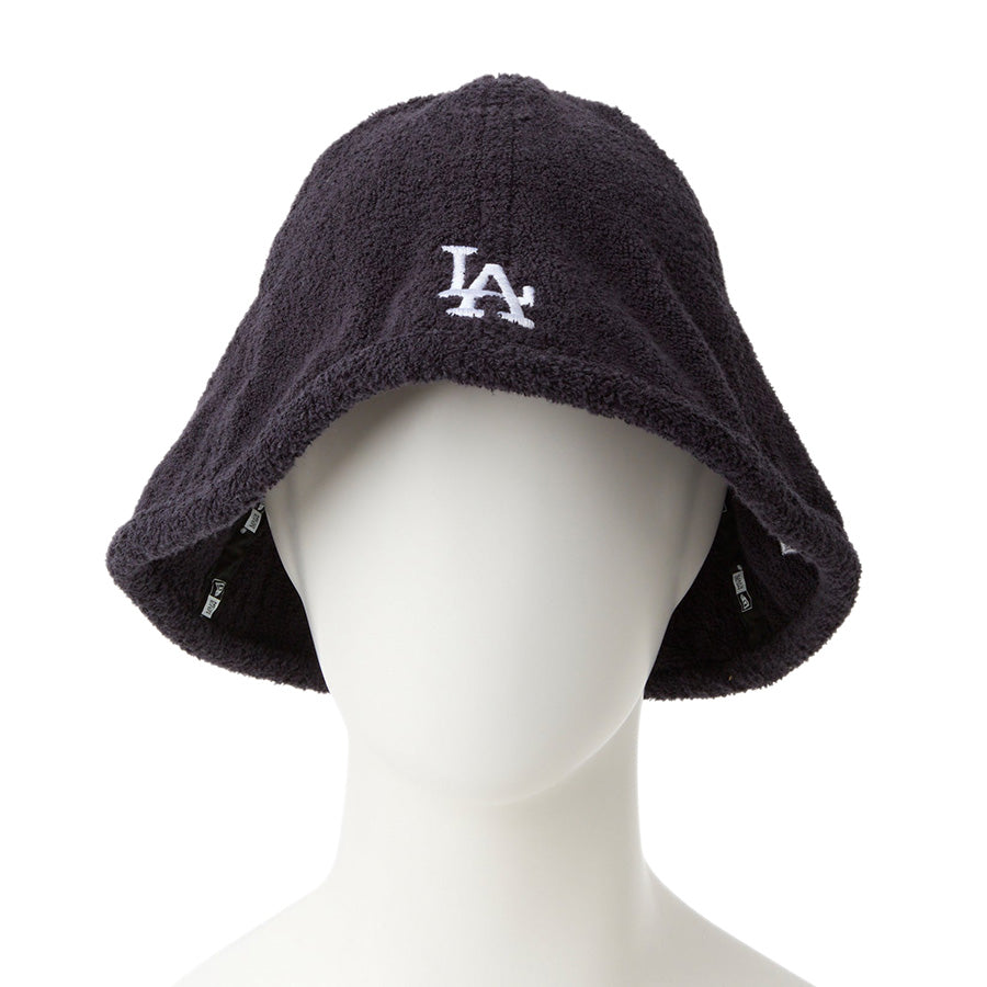 ニューエラ NEW ERA サウナハットSauna Hat パイル ロサンゼルス ドジャース ネイビー 14751653 正面