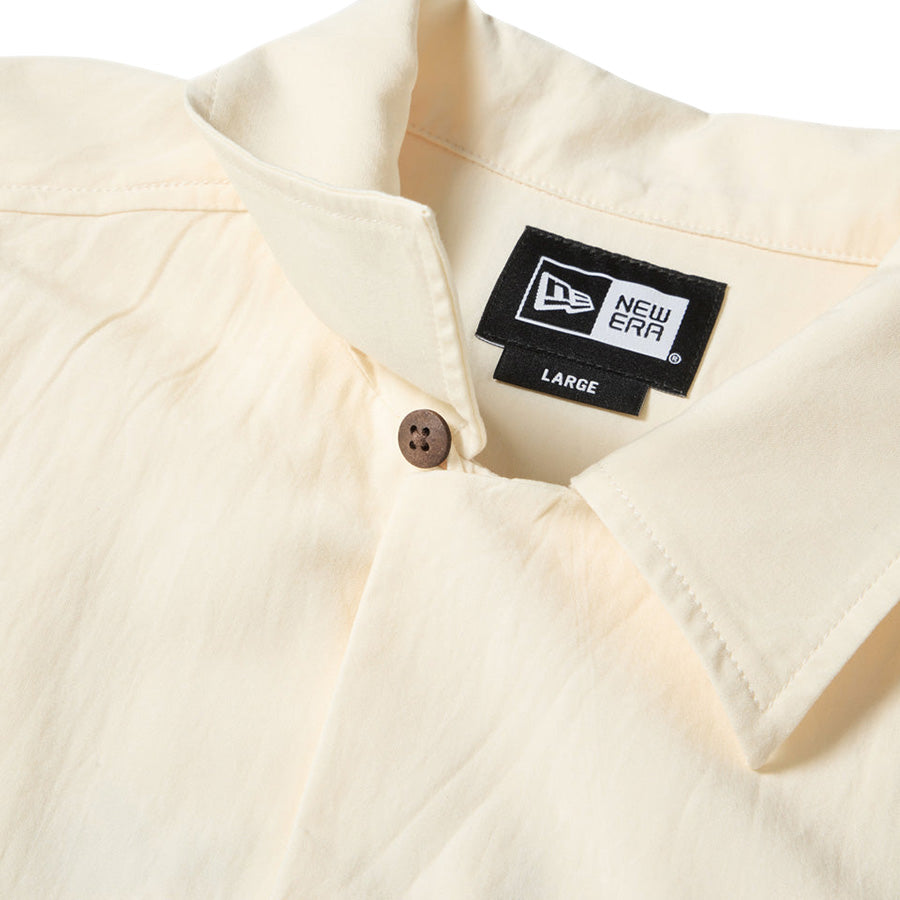 ニューエラ シャツ NEW ERA アパレル 半袖 スーベニア シャツ レーヨン ロサンゼルス ドジャース オフホワイト 14856642 襟