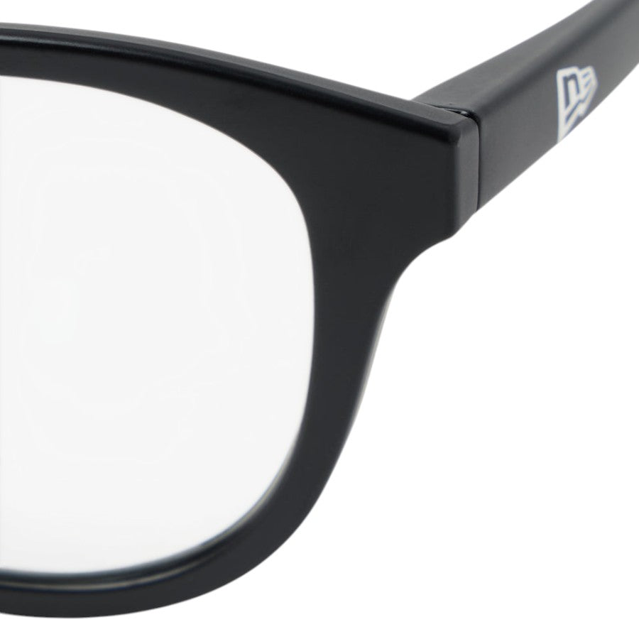 ニューエラ メガネ NEW ERA SUNGLASS サングラス ボストン ブラック 調光レンズ（グリーン）14751646 フロント