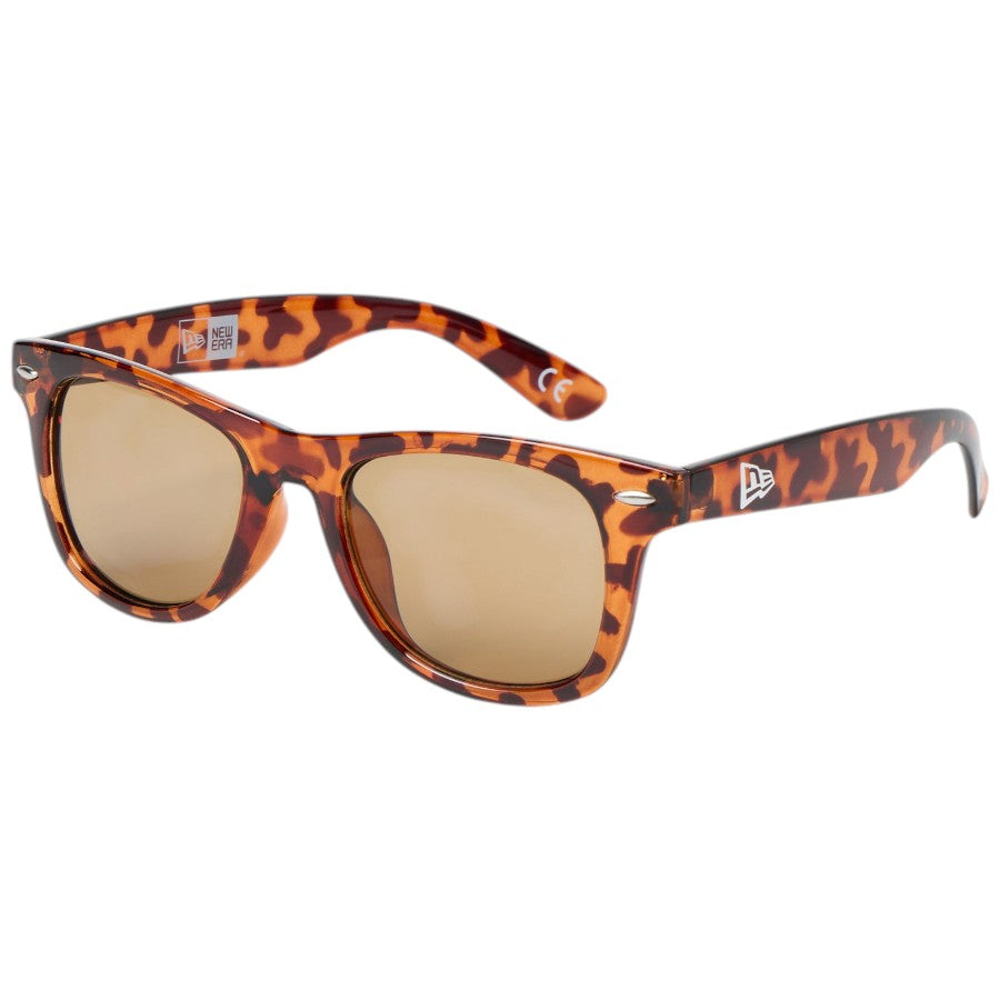 ニューエラ メガネ NEW ERA SUNGLASS サングラス ウェリントン べっ甲 ブラウンレンズ 14751644 右斜め前