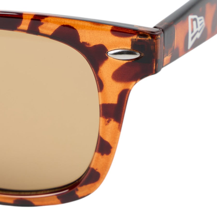 ニューエラ メガネ NEW ERA SUNGLASS サングラス ウェリントン べっ甲 ブラウンレンズ 14751644 リベット