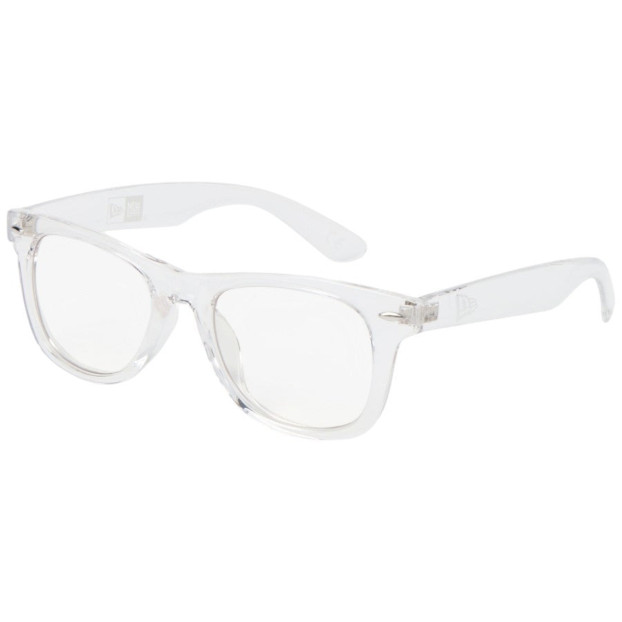 ニューエラ メガネ NEW ERA SUNGLASS サングラス ウェリントン クリア/調光レンズ（ブラウン）14751642 斜め右前
