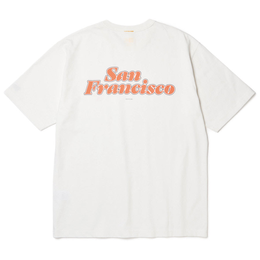 ニューエラ アパレル NEW ERA 半袖 ウォッシュドコットン Tシャツ GORO (min-nano) サンフランシスコ ジャイアンツ オフホワイト 14880330 バック