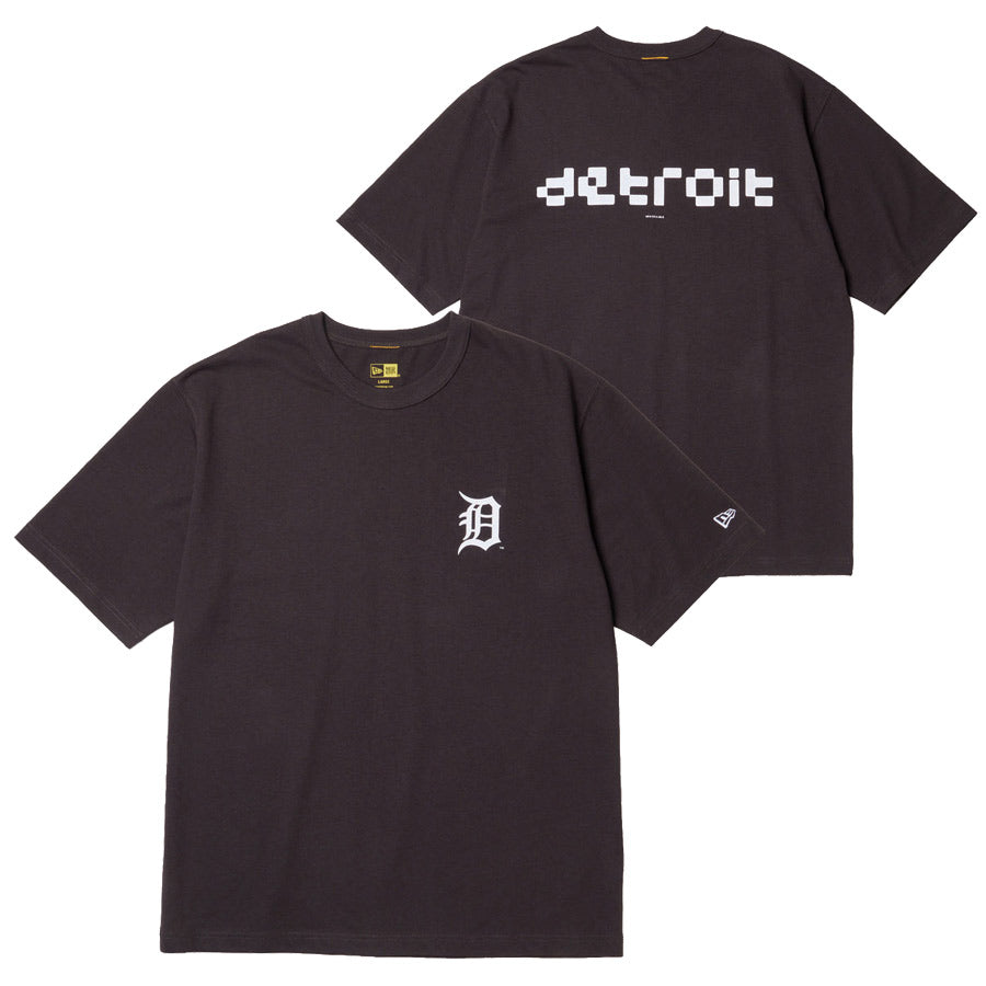 ニューエラ アパレル NEW ERA 半袖 ウォッシュドコットン Tシャツ GORO (min-nano)  中津川吾郎 デトロイト タイガース スミクロ 14880331 フロント バック