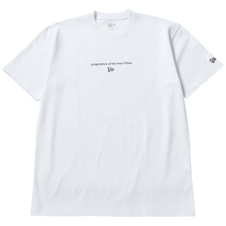 ニューエラ アパレル NEW ERA 半袖 コットン Tシャツ Circle ロゴ サークルロゴ ホワイト 14856718 フロント