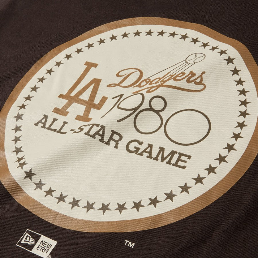 ニューエラ アパレル NEW ERA 半袖 コットン Tシャツ ロサンゼルス ドジャース ALL STAR GAME オールスターゲーム バーントウッド 14856708 バック サークルロゴ