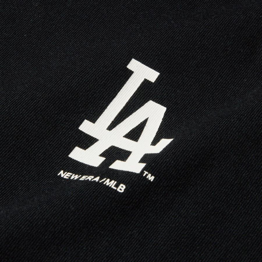 ニューエラ アパレル NEW ERA 半袖 コットン Tシャツ ロサンゼルス ドジャース ドジャー・スタジアム 60周年 ブラック 14856709 フロントロゴ