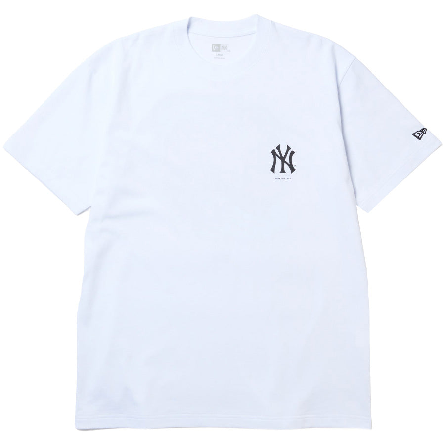ニューエラ アパレル NEW ERA 半袖 コットン Tシャツ ニューヨーク ヤンキース サブウェイシリーズ ホワイト 14856702 フロント
