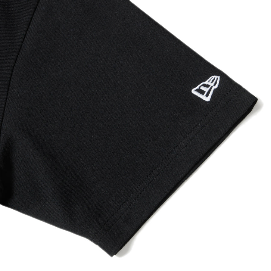 ニューエラ アパレル NEW ERA 半袖 コットン Tシャツ Upside Down アップサイド ダウン ロサンゼルス ドジャース ブラック 14856707 フラッグロゴ 