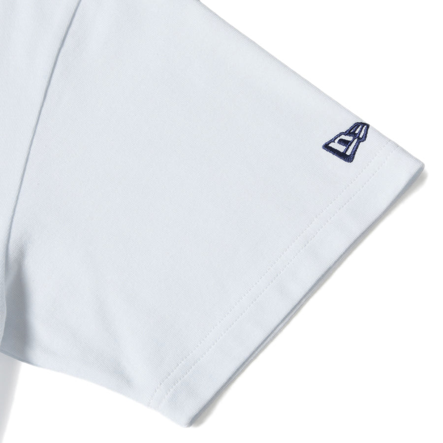 ニューエラ アパレル NEW ERA 半袖 コットン Tシャツ Upside Down アップサイド ダウン ロサンゼルス ドジャース ホワイト 14856706 フラッグロゴ 