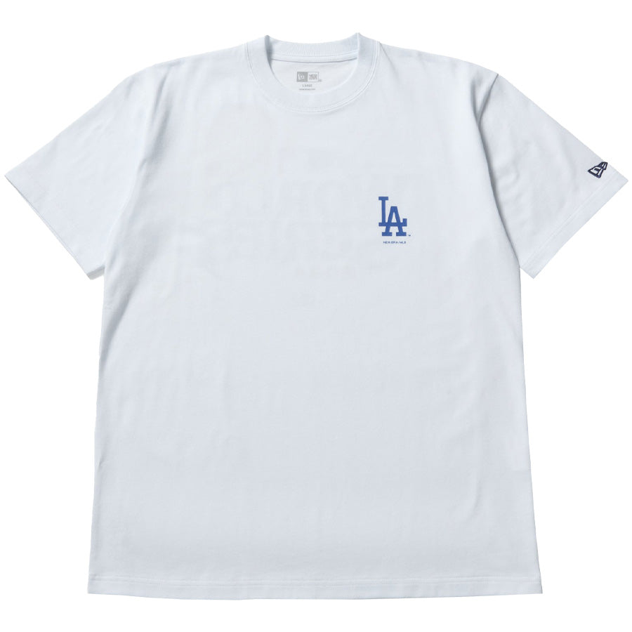 ニューエラ アパレル NEW ERA 半袖 コットン Tシャツ ロサンゼルス ドジャース WORLD SERIES ワールドシリーズ ホワイト 14856705 フロント