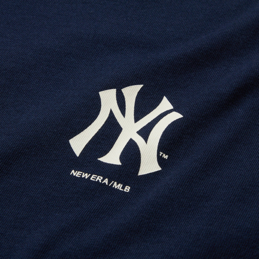 ニューエラ アパレル NEW ERA 半袖 コットン Tシャツ ニューヨーク ヤンキース WORLD SERIES ワールドシリーズ ネイビー 14856703 フロントロゴ