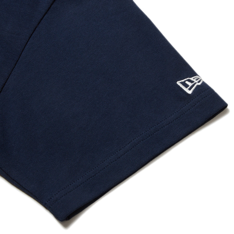 ニューエラ アパレル NEW ERA 半袖 コットン Tシャツ ニューヨーク ヤンキース WORLD SERIES ワールドシリーズ ネイビー 14856703 フラッグロゴ 